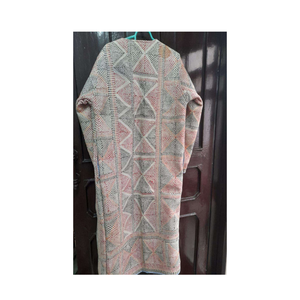 Venta al por mayor Vintage señoras Chaqueta larga transpirable Algodón hecho a mano Kantha bordado estampados tropicales XL tamaño Venta caliente Natural - Product Image 4