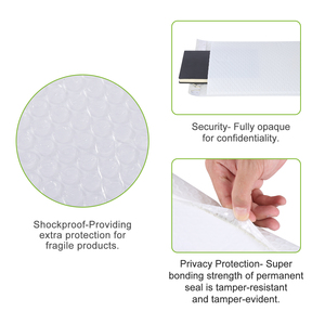 Enveloppes rembourrées personnalisées avec Logo imprimé en Poly bulle pour l'emballage et l'expédition des cadeaux - Product Image 3