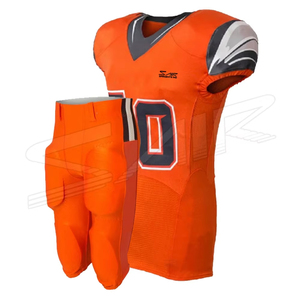 Uniforme de Fútbol Americano de Moda Más Vendido, Diseño Personalizado, Conjunto de Dos Piezas - Product Image 5