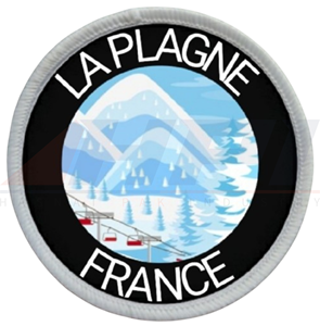 Patch de sublimation authentique avec impression par sublimation pour vêtements de sport, patch en cuir personnalisé avec options double usage : thermocollant et à coudre - Product Image 1