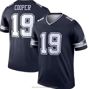 เสื้อฟุตบอลอเมริกันสำหรับผู้ชาย แบบสั่งทำพิเศษ ระเหิดสี 100% โพลีเอสเตอร์ แห้งเร็ว กันน้ำ ชุดเสื้อฟุตบอลแบบสั่งทำพิเศษสำหรับทีม - Product Image 5