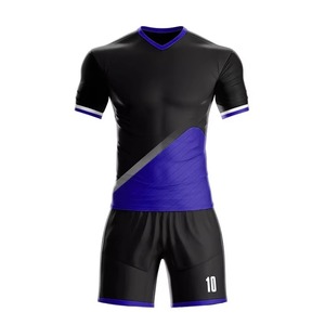 Ensemble de maillots de football personnalisés en gros, uniforme d'équipe de football, fabricant de vêtements de sport, fournisseur de marques privées - Product Image 3