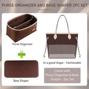 2pc Set <b>Bag</b> <b>Charms</b> Speedy 25 Compatible Organizer Insert for Handbags 6 Sizes Purse Base Shaper M Br - Product Image 3