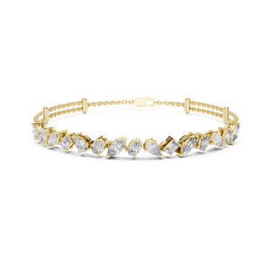 Bracelet tennis Pacho Moissanite multi-tailles en argent sterling 925 plaqué rhodium, couleur D VVS, certifié GRA, testeur de diamant, vente en gros - Product Image 1