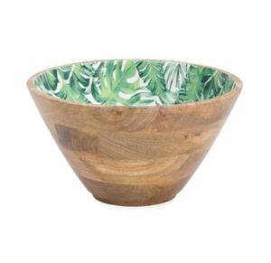 Bol en bois imprimé à l'intérieur, différentes tailles, pour la restauration et les restaurants, ustensiles de cuisine d'hôtel, bol de service pour salade - Product Image 5