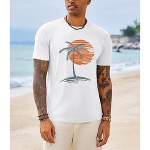 Nouvelle collection T-shirt décontracté pour homme en coton 100% tricoté à manches courtes imprimé avec des caractéristiques anti-boulochage et écologiques Bangladesh - Product Image 2