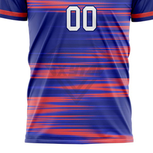 เสื้อฟุตบอลแบบซับลิเมชั่นสั่งทำพิเศษ พิมพ์ลายดิจิตอลเต็มตัว ชุดทีม ระบายอากาศได้ดี แห้งเร็ว เสื้อยืดกีฬา ผลิตโดยตรงจากโรงงาน - Product Image 5