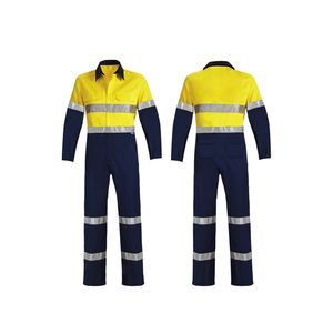 Combinaisons de travail de sécurité pour hommes en polyester de qualité supérieure, uniformes de mécanicien, veste de travail, combinaisons de sécurité - Product Image 1