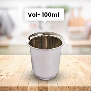 Premium Stainless Steel Glass Heavy Duty Metal Drinking Tumbler <b>Small</b> <b>Cup</b> for Water, Juice, and <b>Tea</b> Durable Kitchen Drinkware - Product Image 1