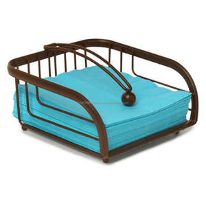 Nouveau Style artistique création porte-serviettes en métal noir enduit personnalisé qualité vente chaude mouchoirs bouchon support porte-serviettes - Product Image 6