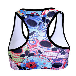 Soutien-gorge de sport pour femmes, grande taille, léger, respirant, pour la gym, le yoga, la remise en forme, avec logo sublimé sur le devant - Product Image 2