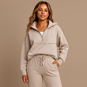 Conjunto de Chándal de Algodón para Mujer al por Mayor, Personalizado, de 2 Piezas, con Estampado Acid Wash, Sudadera con Capucha y Pantalones Jogger de Maternidad - Product Image 5