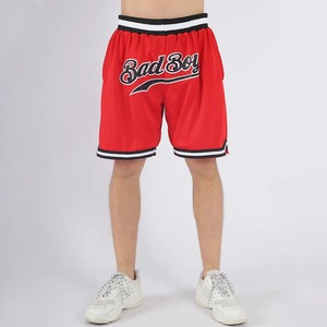 Wholesale Customized Logo Design Anti-Bacterial Breathable Quick Dry 100% Polyester Mesh <b>Basketball</b> <b>Shorts</b> for <b>Men</b> Gym Running - Product Image 3