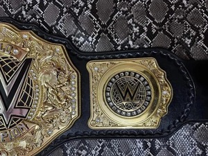 Cinturón de Campeonato Mundial de Peso Pesado de la WWE, Chapado en Oro, Hebilla de Aleación de Zinc, 8 mm de Ancho, Apto para Adultos, Coleccionable, para Exhibición - Product Image 6