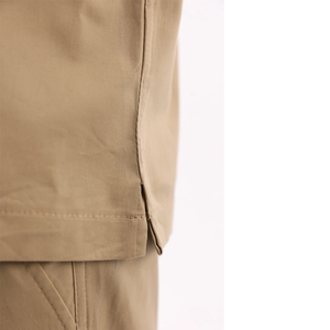 Chemise décontractée d'été pour homme à manches courtes zippées, légère, séchage rapide, coupe oversize, style streetwear, personnalisable avec logo, vente en gros OEM en vrac - Product Image 5