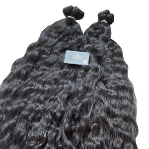 TOP PRODUIT Naturel Ondulé Trame Cheveux 100% Cheveux Humains Vietnamiens Bruts Meilleure Qualité Extensions de Cheveux - Product Image 3