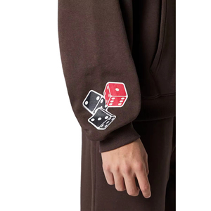 Custom 100% Cotton Fleece Embroidery Men's Quick Dry Pullover Hoodie <b>Flared</b> <b>Sweatpants</b> 300g <b>Wholesale</b> Casual Winter Tracksuits - Product Image 6