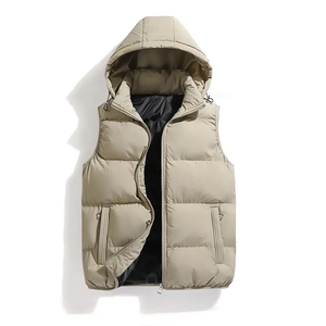 Youth Fashion Puffer Vest Unisex Bright Color Sleeveless <b>Padded</b> Jacket Trendy Quilted Gilet Warm Body Warmer for Teenagers - Product Image 5