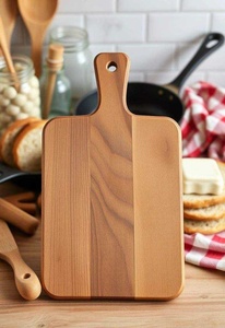Planche à découper en bois d'acacia et de manguier, faite à la main, durable, personnalisable, lavable au lave-vaisselle, pour fruits et légumes - Product Image 6