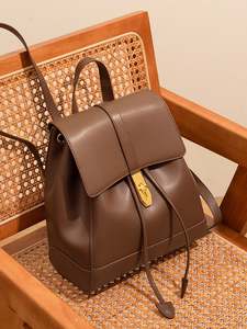 Explosive <b>Backpack</b> 2025 New Fashion Lightweight <b>Leather</b> Women Travel <b>Backpack</b> <b>Large</b> Capacity Bag - Product Image 5