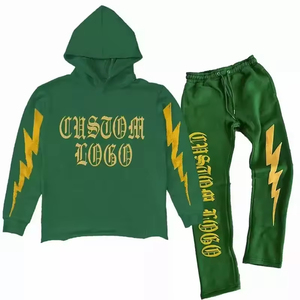 Latest Design Men Tracksuit Top Trending Tracksuits with Custom Logo High Quality Full Sleeve Jogger Set Men Tracksuit - Product Image 2