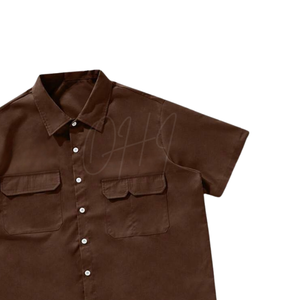 Camisa Casual de Manga Corta para Hombre, Personalizable, 100% Algodón Premium, Estilo Minimalista, Ecológica, de Secado Rápido - Product Image 4