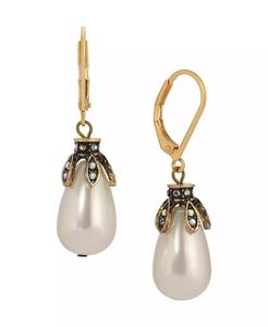 Orecchini a goccia con perle coltivate finte |   2028 - Product Image 1