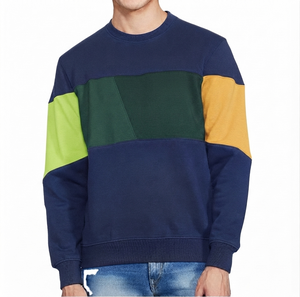 Sudadera Deportiva de Invierno con Logotipo Bordado Personalizado, Cuello Redondo, Corte Ajustado, Felpa, Mezcla de Poliéster/Algodón, Color Sólido, Mangas Largas - Product Image 5
