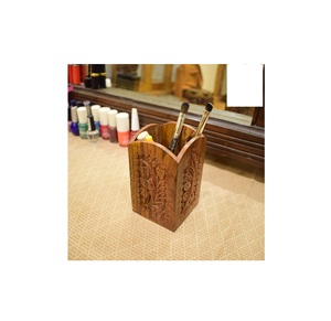 <b>Solid</b> <b>Wood</b> Pen Pencil Holder/Stand For School <b>Desk</b> Pen/Pencil/Glitter Pen/Merkel Storage Holder At Affordable Price - Product Image 6