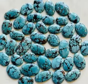 Cabochon de magnésite turquoise de qualité supérieure pour pendentif de bijoux, fait main, vente en gros, en vrac - Product Image 4