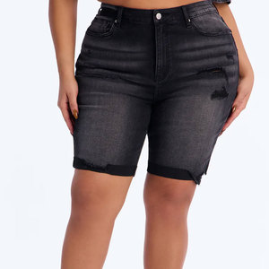 Shorts de Mezclilla para Mujer, de Alta Calidad, Casuales, de Cintura Alta, Ecológicos, de Secado Rápido, Azules, Rectos, Estilo Verano Y2K, con Bolsillos, Tipo Cargo - Product Image 6