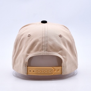 Nouvelles casquettes de baseball sportives 5 panneaux personnalisées avec broderie 2026, 100 % coton, toile standard, séchage rapide, respirantes, ajustables, à fermeture snapback - Product Image 6