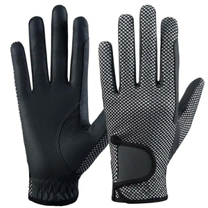 Gants d'équitation d'hiver en cuir de haute qualité, à doigts entiers, légers, respirants, confortables, avec logo personnalisé, toutes tailles - Product Image 6