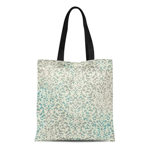 Logo personnalisé imprimé fourre-tout Shopping sacs en toile de coton avec auto-poignée Cross Body Design à un prix abordable - Product Image 3