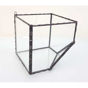 Terrario Geométrico Moderno de Vidrio Negro para Plantas, Contenedor para Oficina, Balcón, Ventana, Jardín, Exhibición de Flores, Caja Decorativa - Product Image 2