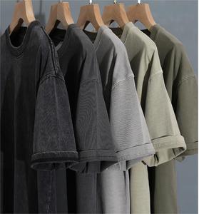 T-shirt Unisexe Oversize en Jersey 100% Coton Biologique 240g/m² pour Homme, Vierge, Impression Numérique Personnalisée, Style Streetwear, Vente en Gros - Product Image 2