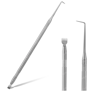 Private Label Needle Lash Lift Tool with Comb Pink Brow Lift Features Stainless Steel <b>Eyelash</b> <b>Separator</b> Tool Reusable comb - Product Image 2