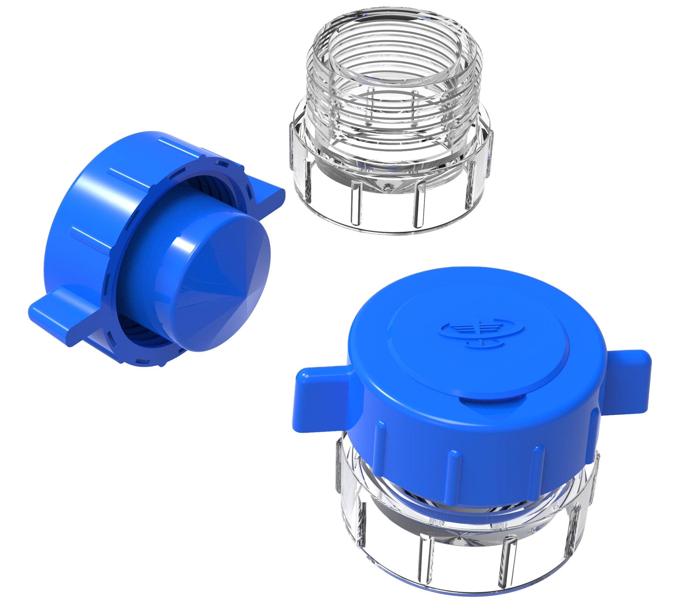 Portable Pill Crusher & Medicine Tablet Cutter Class I Round Box Blue Plastic Powder Form Made in India