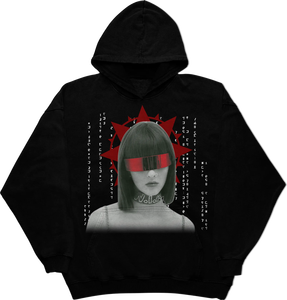 Custom Streetwear French Terry Thick DTG Graphic Print Logo Mens Pull Over Hoodies Wide Cut Gothic Print Hoodie for Men - Product Image 2