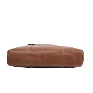 Grande sacoche en cuir de 15,6 pouces pour ordinateur portable, sac messager d'affaires, sac à bandoulière, sac à main pour homme, usage décontracté, vente en gros, style rustique - Product Image 2