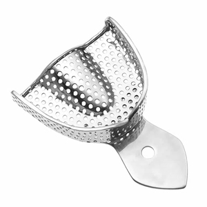 Juego de 6 Bandejas de Impresión Dental Perforadas de Acero Inoxidable Hechas a Medida - Alta Calidad, Certificación CE, Tamaño Personalizado, 1 Año de Garantía - Product Image 1