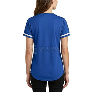 Camiseta Deportiva de Softbol para Mujer, 100% Poliéster, Transpirable, de Secado Rápido, Ligera, Personalizable con Nombre, Número y Logotipo del Equipo - Product Image 4