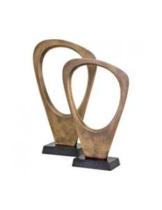 รูปปั้นคนทำจากอะลูมิเนียม ชุบโลหะ ตกแต่งห้องนั่งเล่น ราคาดีที่สุด - Product Image 3