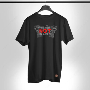 Men's <b>Black</b> <b>T</b>-<b>Shirt</b> Short Sleeve O-Neck Casual Jersey Knit Regular Fit Screen Printed 100% Cotton Breathable Quick Dry - Product Image 2