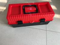 Boîte de rangement portable et durable en plastique pour trousse de premiers secours, avec plateau organisateur amovible, légère, recyclable, couleurs personnalisables
