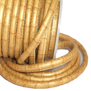 Latest Hot Sale Nappa Snake <b>Leather</b> <b>Cords</b> DIY Craft Fashion Style Pattern Jewelry Bracelet Accessories 5mm Size Metal Material - Product Image 1
