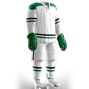 Ensemble d'uniformes de hockey sur glace professionnels avec tissu respirant haute performance et coutures renforcées pour les matchs de ligue compétitive - Product Image 2