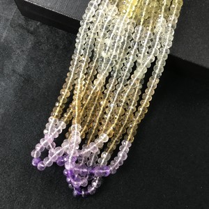 Cuentas de Piedra Rondelle Facetadas Sueltas Semipreciosas 100% Naturales Certificadas IGI, 7mm-7.5mm, Grado AA, Multifuego, Gemas Vivaaz Jaipur - Product Image 1