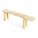 Bancos de Madera Estilo Vintage de la India, Banco de Madera Resistente para el Hogar, Decoración Vintage Combinable - MOQ 1 Contenedor Únicamente - Product Image 3