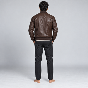 <b>Men</b> <b>leather</b> <b>jackets</b> designed for timeless style with durable <b>leather</b> smooth finishing comfortable fitting and premium craftsmans - Product Image 6